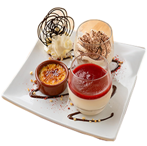 café gourmand au restaurant Les Lot'oises Bagnac sur Célé